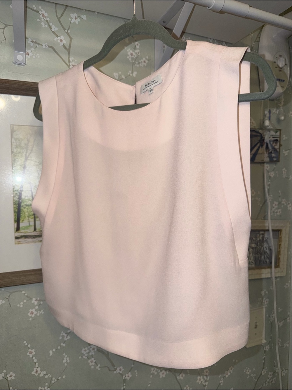 Babaton Soft Pink Sleeveless Camisole Top